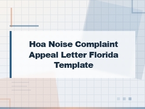 How to Appeal an Hoa Noise Complaint in Florida